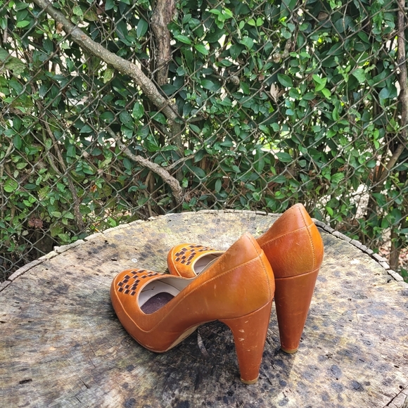 Vintage High Heel Shoes By C Label - Picture 6 of 8